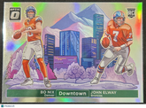2024 Panini Donruss Optic Downtown Bo Nix John Elway #13 Prizm